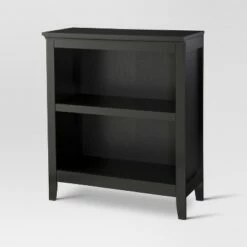 36" Carson 2 Shelf Bookcase - Threshold Black 17 36" Carson 2 Shelf Bookcase - Threshold Black -Bookshelves Sales Shop unnamed file 3359