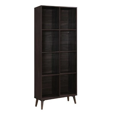 77.32" Elouera Mid Century Bookcase - Christopher Knight Home Grey Oak 7 77.32" Elouera Mid Century Bookcase - Christopher Knight Home Grey Oak - Image 5