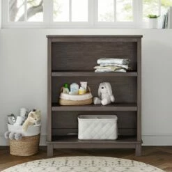 Simmons Kids' SlumberTime Monterey Bookcase/Hutch Rustic Gray