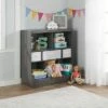 Badger Basket Combo Bin Storage Unit with 3 Baskets Charcoal 1 Badger Basket Combo Bin Storage Unit with 3 Baskets Charcoal -Bookshelves Sales Shop unnamed file 342