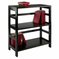 29.21" 2 Tier Leo Shelf Storage or Bookshelf Wide Espresso Brown - Winsome 11 29.21" 2 Tier Leo Shelf Storage or Bookshelf Wide Espresso Brown - Winsome -Bookshelves Sales Shop unnamed file 3450