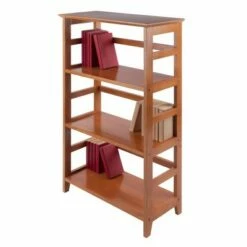 42" Studio Bookshelf 3 Tier Honey Brown - Winsome -Bookshelves Sales Shop unnamed file 3465