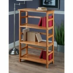 42" Studio Bookshelf 3 Tier Honey Brown - Winsome -Bookshelves Sales Shop unnamed file 3466