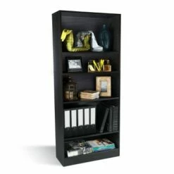 64.8" Oskar 5 Shelf Bookcase - Atlantic Espresso