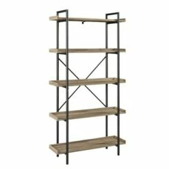 68" 5 Tray Shelf Urban Pipe X Back Bookshelf - Saracina Home Driftwood 19 68" 5 Tray Shelf Urban Pipe X Back Bookshelf - Saracina Home Driftwood -Bookshelves Sales Shop unnamed file 3518