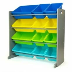 Elements Toy Storage Organizer with 12 Storage Bins - Humble Crew -Bookshelves Sales Shop unnamed file 355