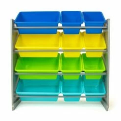 Elements Toy Storage Organizer with 12 Storage Bins - Humble Crew -Bookshelves Sales Shop unnamed file 356