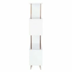 60.5" Bucklon Assymetrical Etagere White/Champagne - Aiden Lane -Bookshelves Sales Shop unnamed file 3565