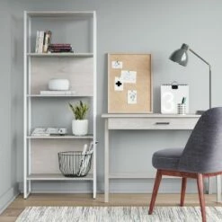 66.7" Paulo 4 Shelf Bookshelf White - Project 62™