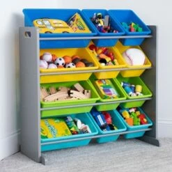 Elements Toy Storage Organizer with 12 Storage Bins - Humble Crew -Bookshelves Sales Shop unnamed file 358