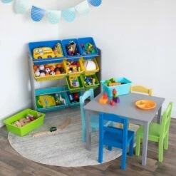 Elements Toy Storage Organizer with 12 Storage Bins - Humble Crew -Bookshelves Sales Shop unnamed file 360