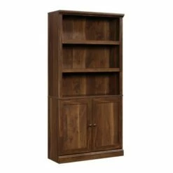 5 Shelf Bookcase with Doors - Sauder Black -Bookshelves Sales Shop unnamed file 3610