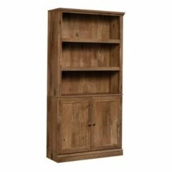 5 Shelf Bookcase with Doors - Sauder Black -Bookshelves Sales Shop unnamed file 3615