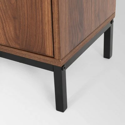 67.25" Gallatin Contemporary Cube Unit Bookcase Walnut - Christopher Knight Home 5 67.25" Gallatin Contemporary Cube Unit Bookcase Walnut - Christopher Knight Home - Image 3