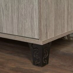 Justina Mid-Century Cabinet - Christopher Knight Home Gray Oak -Bookshelves Sales Shop unnamed file 364