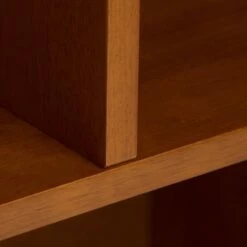 Tierney Solid Hardwood Mid Century Wide Bookcase and Storage Unit - Wyndenhall Teak -Bookshelves Sales Shop unnamed file 3659