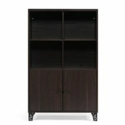 Justina Mid-Century Cabinet - Christopher Knight Home Gray Oak -Bookshelves Sales Shop unnamed file 366