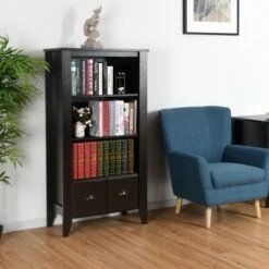 Costway 3 Shelf Bookcase Bookshelf Adjustable Shelves Antique Organizer Furni W/2 Drawer 17 Costway 3 Shelf Bookcase Bookshelf Adjustable Shelves Antique Organizer Furni W/2 Drawer -Bookshelves Sales Shop unnamed file 3674