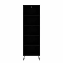 Rockefeller 5 Shelf Bookcase - Manhattan Comfort Brown -Bookshelves Sales Shop unnamed file 3704