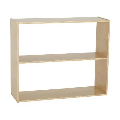 ECR4Kids Birch Streamline 2-Shelf Storage Cabinet without Back 10 ECR4Kids Birch Streamline 2-Shelf Storage Cabinet without Back - Image 8