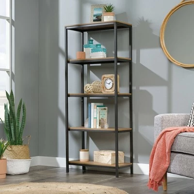 56.77" 4 Shelves North Avenue Vertical Bookcase Sindoori Mango - Sauder 3 56.77" 4 Shelves North Avenue Vertical Bookcase Sindoori Mango - Sauder