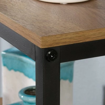 56.77" 4 Shelves North Avenue Vertical Bookcase Sindoori Mango - Sauder 5 56.77" 4 Shelves North Avenue Vertical Bookcase Sindoori Mango - Sauder - Image 3