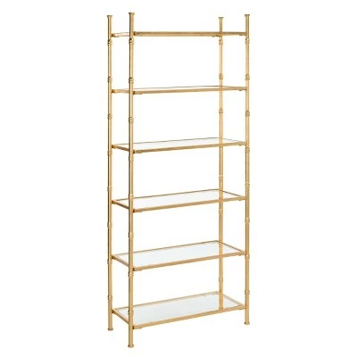 Arden 6 Tier Etagere Clear - Safavieh 4 Arden 6 Tier Etagere Clear - Safavieh - Image 2