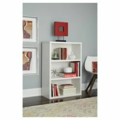 44" 3 Shelf Bookshelf White - ClosetMaid