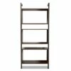 Aldis Wood and Metal 3 Tier Display Shelf Brown/Black - Baxton Studio -Bookshelves Sales Shop unnamed file 3790
