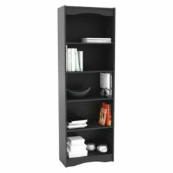 72" Hawthorn Tall Adjustable Bookcase - CorLiving Black -Bookshelves Sales Shop unnamed file 3798