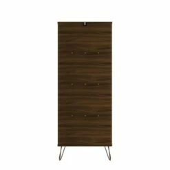 Rockefeller 4 Shelf Bookcase - Manhattan Comfort Black -Bookshelves Sales Shop unnamed file 3820