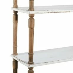 Olivia & May Farmhouse Wood Rectangle Shelving Unit White - Olivia & May -Bookshelves Sales Shop unnamed file 3862