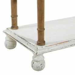 Olivia & May Farmhouse Wood Rectangle Shelving Unit White - Olivia & May -Bookshelves Sales Shop unnamed file 3863