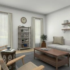 Olivia & May Farmhouse Wood Rectangle Shelving Unit White - Olivia & May -Bookshelves Sales Shop unnamed file 3870