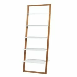 Phyliss White Metal Leaning Ladder Shelves - Inspire Q Espresso 16 Phyliss White Metal Leaning Ladder Shelves - Inspire Q Espresso -Bookshelves Sales Shop unnamed file 3883