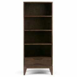 Pearson Bookcase with Storage - Wyndenhall Walnut Brown -Bookshelves Sales Shop unnamed file 3890