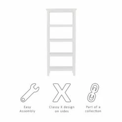 Davis Bookcase - Linon Driftwood