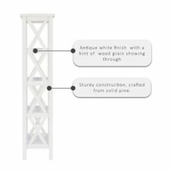 Davis Bookcase - Linon Driftwood -Bookshelves Sales Shop unnamed file 3936