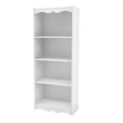 48" Hawthorn Tall Bookcase White - Corliving® 3 48" Hawthorn Tall Bookcase White - Corliving®