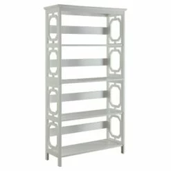 Breighton Home Omega 5 Tier Bookcase 59.75" - Convenience Concepts® Black -Bookshelves Sales Shop unnamed file 3962