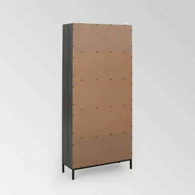 Fuller Contemporary Cube Unit Bookcase - Christopher Knight Home Dark Gray 6 Fuller Contemporary Cube Unit Bookcase - Christopher Knight Home Dark Gray - Image 4