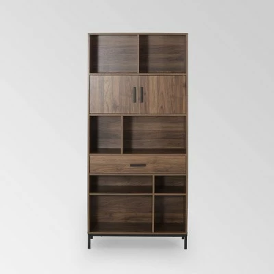 Fuller Contemporary Cube Unit Bookcase - Christopher Knight Home Dark Gray 8 Fuller Contemporary Cube Unit Bookcase - Christopher Knight Home Dark Gray - Image 6