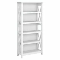 5 Shelf Key West Bookcase - Bush Furniture Pure White Oak 18 5 Shelf Key West Bookcase - Bush Furniture Pure White Oak -Bookshelves Sales Shop unnamed file 4037