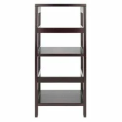29.21" 2 Tier Leo Shelf Storage or Bookshelf Narrow Espresso Finish - Winsome -Bookshelves Sales Shop unnamed file 4047