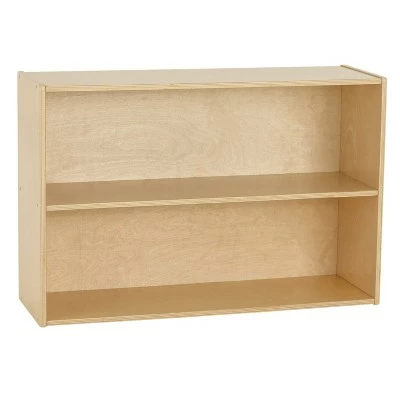 ECR4Kids Birch Streamline 2-Shelf Storage Cabinet with Back 8 ECR4Kids Birch Streamline 2-Shelf Storage Cabinet with Back - Image 6