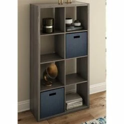 ClosetMaid Bookcase Open Back 8-Cube Storage Organizer, Graphite Gray (2 Pack) -Bookshelves Sales Shop unnamed file 4062