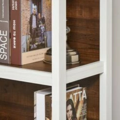 HOMCOM 4 Tier Bookshelf Utility Storage Shelf Organizer with Back Support 17 HOMCOM 4 Tier Bookshelf Utility Storage Shelf Organizer with Back Support -Bookshelves Sales Shop unnamed file 4088