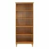 70" Murray High Rise Solid Wood Bookcase - Saracina Home White