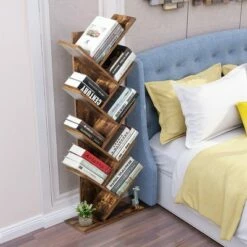 Costway Tree Bookshelf 8-Tier Bookcase Free Standing Book Rack Display Stand -Bookshelves Sales Shop unnamed file 412