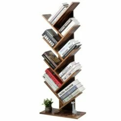 Costway Tree Bookshelf 8-Tier Bookcase Free Standing Book Rack Display Stand -Bookshelves Sales Shop unnamed file 413